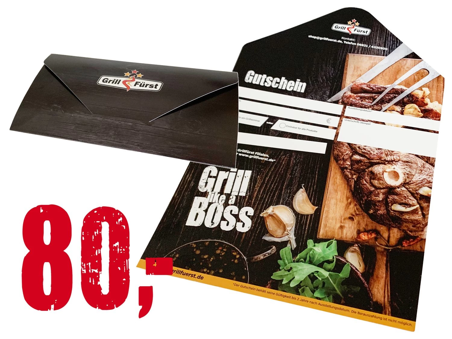 Grillfürst Geschenk Gutschein 80€