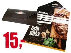 Grillfürst Geschenk Gutschein 15€