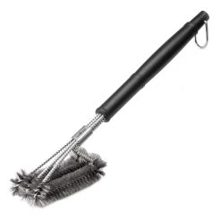 Grillfürst Reinigungsset Für Edelstahlroste Mit Edelstahl Grillbürste, Grillreiniger Spezial Lösung Und Trennspray