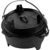 Grillfürst Dutch Oven Set BBQ Edition DO4 - X-DEAL Inkl. Tragetasche / Aufbewahrungstasche, Gusseisen Pflege Und Deckelheber