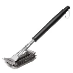 Grillfürst Reinigungsset Für Edelstahlgrills Mit Edelstahl Grillbürste Inkl. Schaber, Grillreiniger Spezial Lösung Und Power-Schaumreiniger