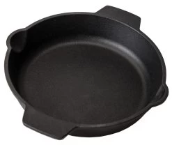 Grillfürst Gusseisenpfanne Mit 2 Griffen Ø 25 Cm - X-DEAL Inkl. Hähnchenbräter / Hähnchenhalter Gusseisen