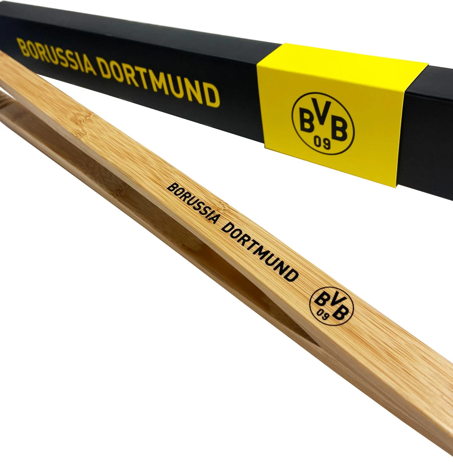 Grillfürst Grillzange Bambus - Borussia Dortmund Edition In Geschenkverpackung – Bild 2