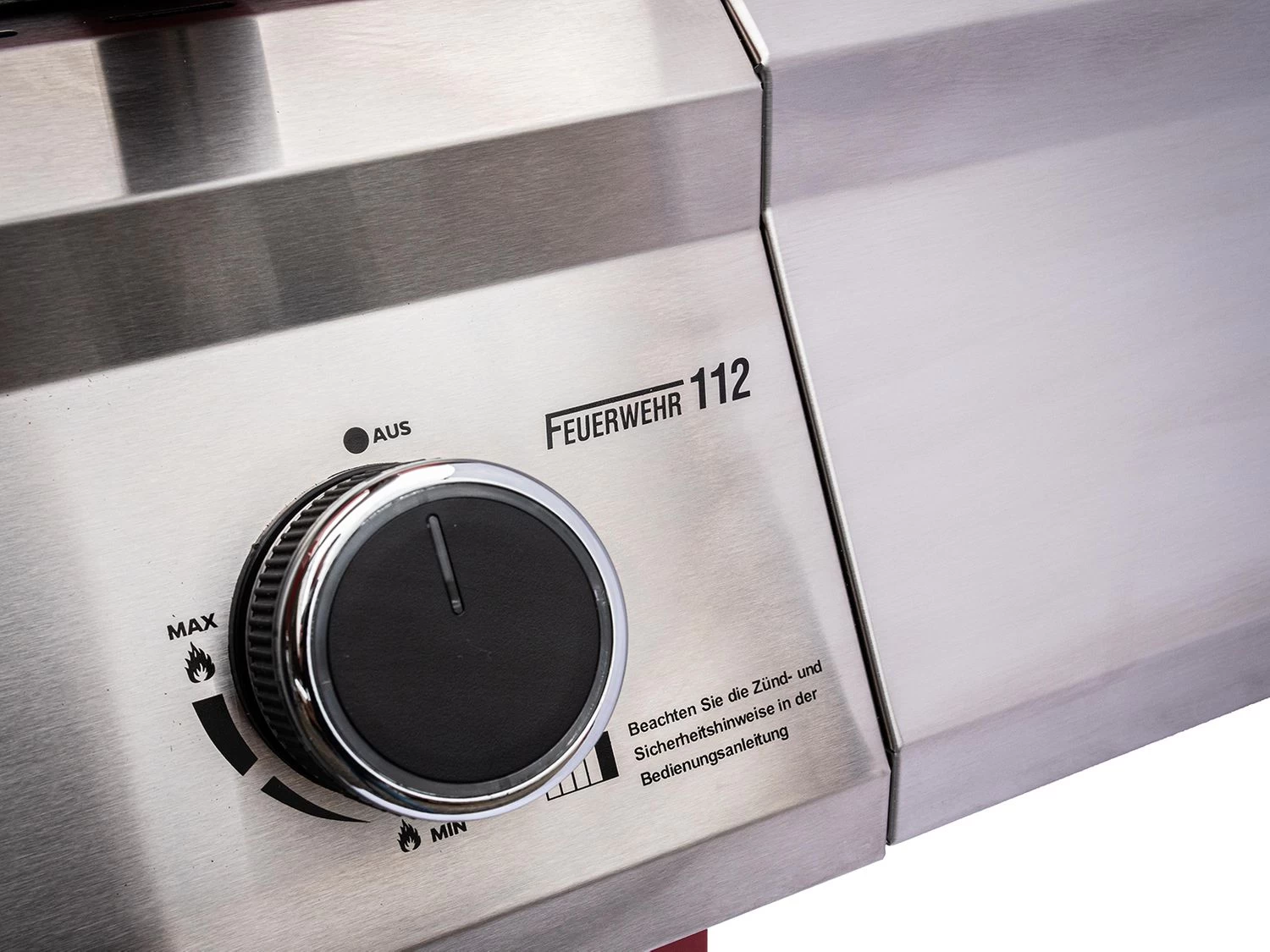 Grillfürst G510G 5-Brenner Gasgrill Mit Hochtemperaturbrenner Und Gusseisen Rosten - Feuerwehr Edition – Bild 4