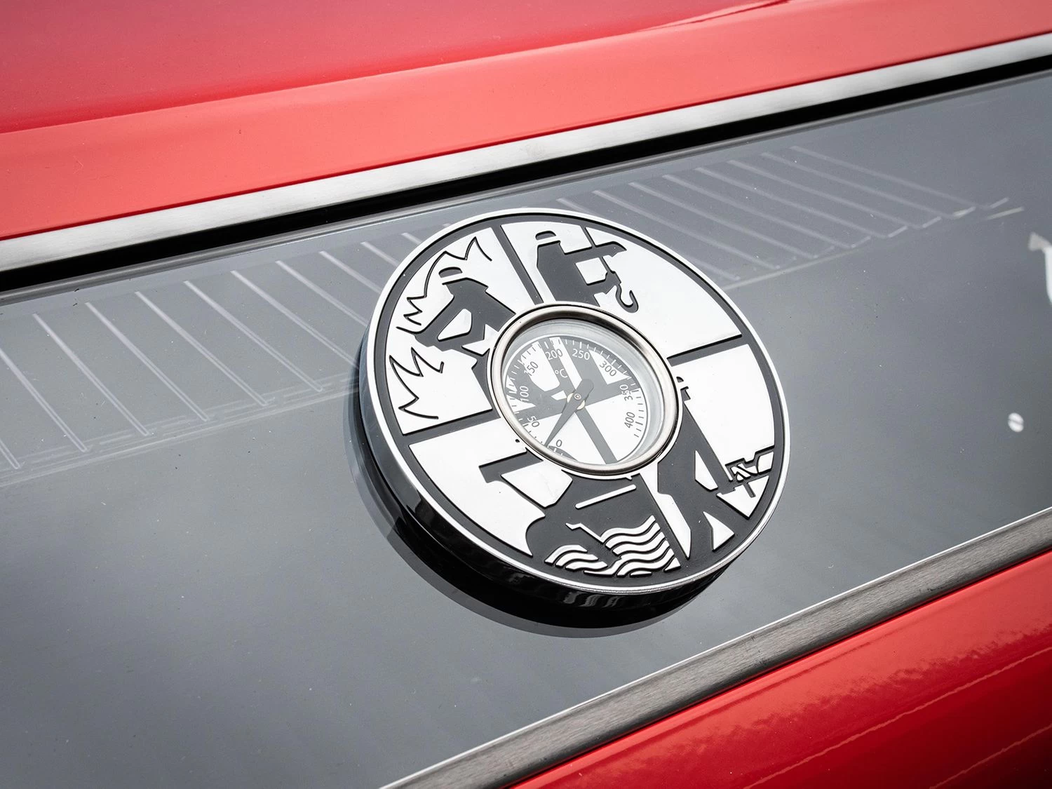 Grillfürst G510G 5-Brenner Gasgrill Mit Hochtemperaturbrenner Und Gusseisen Rosten - Feuerwehr Edition – Bild 3