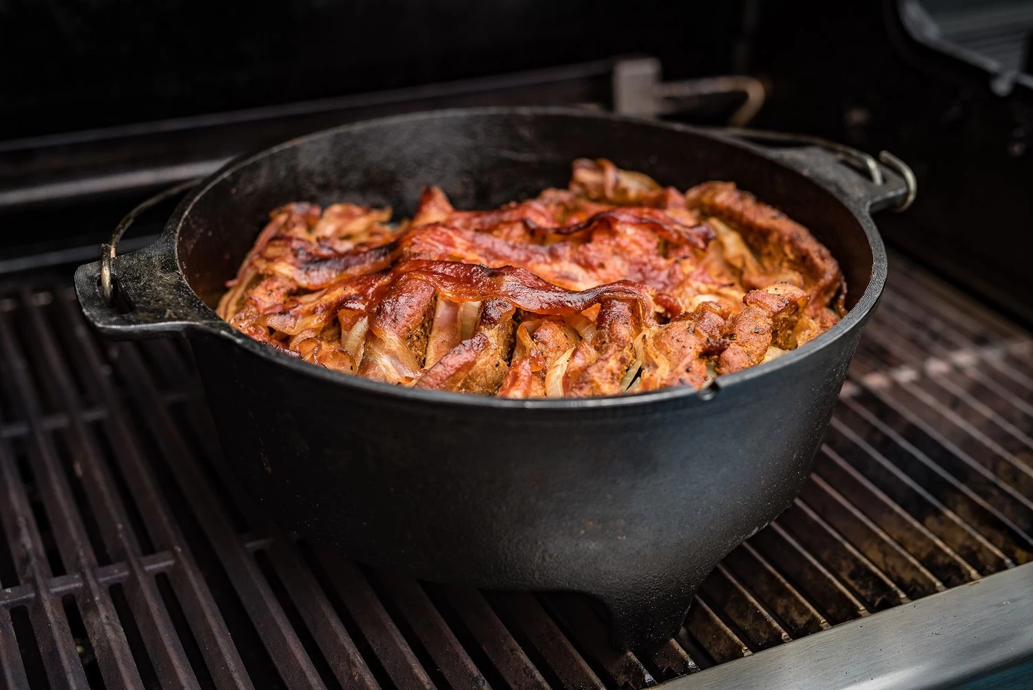 Grillfürst Dutch Oven Set BBQ Edition DO12 - X-DEAL Inkl. Tragetasche / Aufbewahrungstasche, Gusseisen Pflege Und Deckelheber – Bild 2