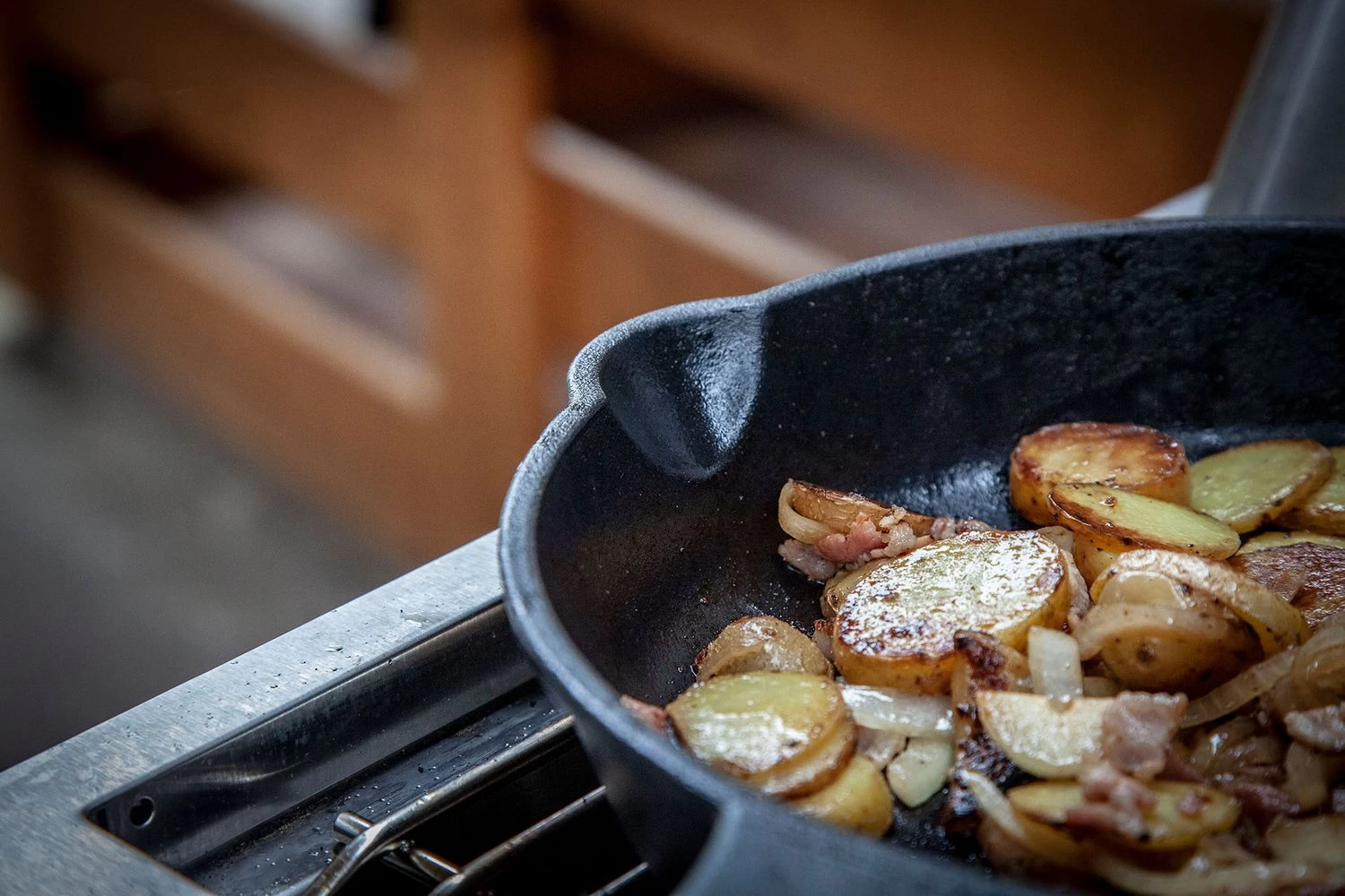 Grillfürst Gusseisenpfanne Mit 2 Griffen Ø 35 Cm – Bild 2