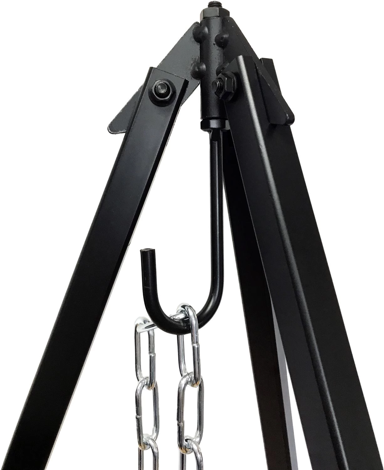 Grillfürst Dreibein Für Dutch Oven Oder Schwenk Grillrost / Höhenverstellbar, Inkl. Kette Und Haken