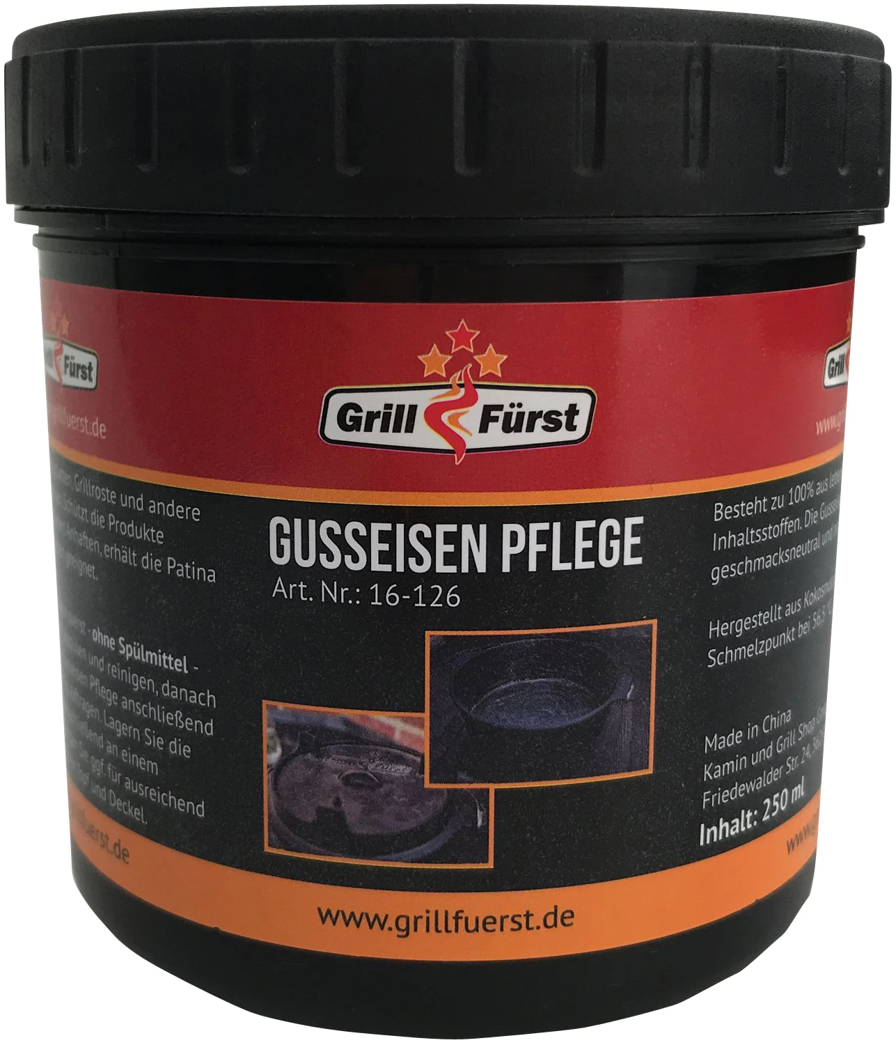 Grillfürst Dutch Oven Set BBQ Edition DO6 - X-DEAL Inkl. Tragetasche / Aufbewahrungstasche, Gusseisen Pflege Und Deckelheber – Bild 14