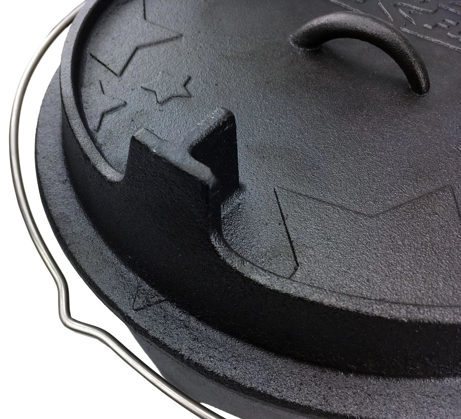 Grillfürst Dutch Oven Set BBQ Edition DO6 - X-DEAL Inkl. Tragetasche / Aufbewahrungstasche, Gusseisen Pflege Und Deckelheber – Bild 7