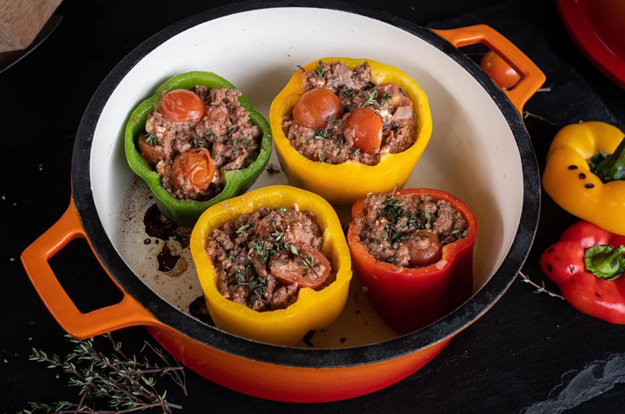 Grillfürst Emaillierter Dutch Oven Ohne Füsse DO7,5 - Orange – Bild 4