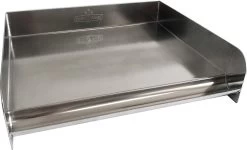 Grillfürst Edelstahl Plancha / Grillplatte / Teppanyaki Pfanne - 32 X 28 Cm