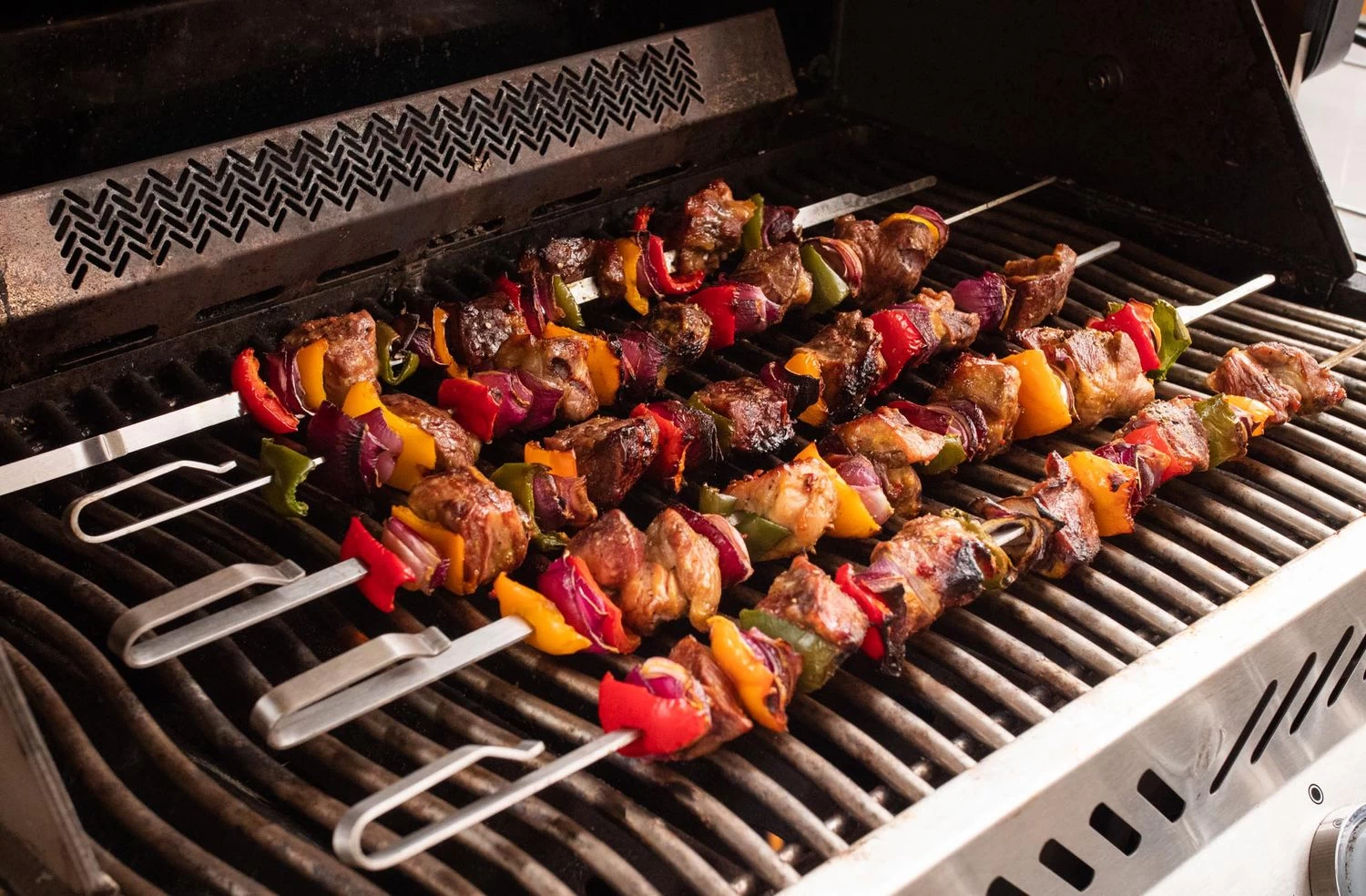 Grillfürst Edelstahl Spieße 60 Cm - 6er Set - Kompatibel Mit Schaschlikset Für Drehspieß – Bild 2