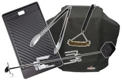 Grillfürst S530G 5-Brenner Gasgrill Mit Seitenkocher Und Gussrosten - Inkl. Gasgrill Einsteigerpaket