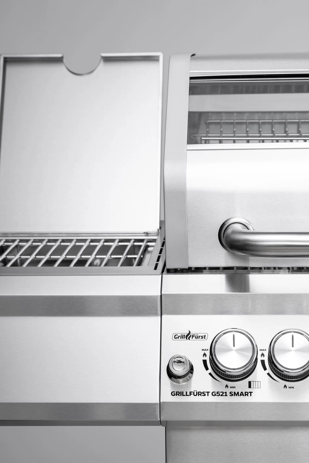 Grillfürst G521G Smart Grill - Mit Automatischer Temperatursteuerung, Hochtemperaturbrenner, Heckbrenner Und Gusseisen Rosten – Bild 15
