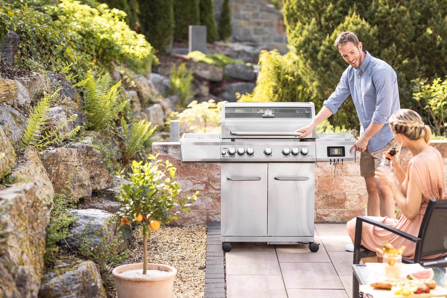 Grillfürst G521G Smart Grill - Mit Automatischer Temperatursteuerung, Hochtemperaturbrenner, Heckbrenner Und Gusseisen Rosten – Bild 14