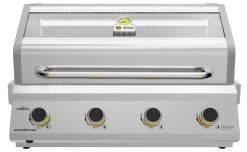 Grillfürst G401E Borussia Dortmund Edition 4-Brenner Edelstahl - Einbaugrill Mit Edelstahl Rosten