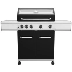 Grillfürst G410E Grill Control Edition 4-Brenner Gasgrill Mit Grill Control, Hochtemperaturbrenner Und Edelstahl Rosten