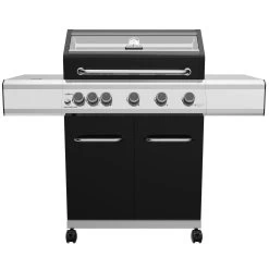 Grillfürst G510E 5-Brenner Gasgrill Mit Hochtemperaturbrenner Und Edelstahl Rosten - X-DEAL Inkl. Zubehörpaket