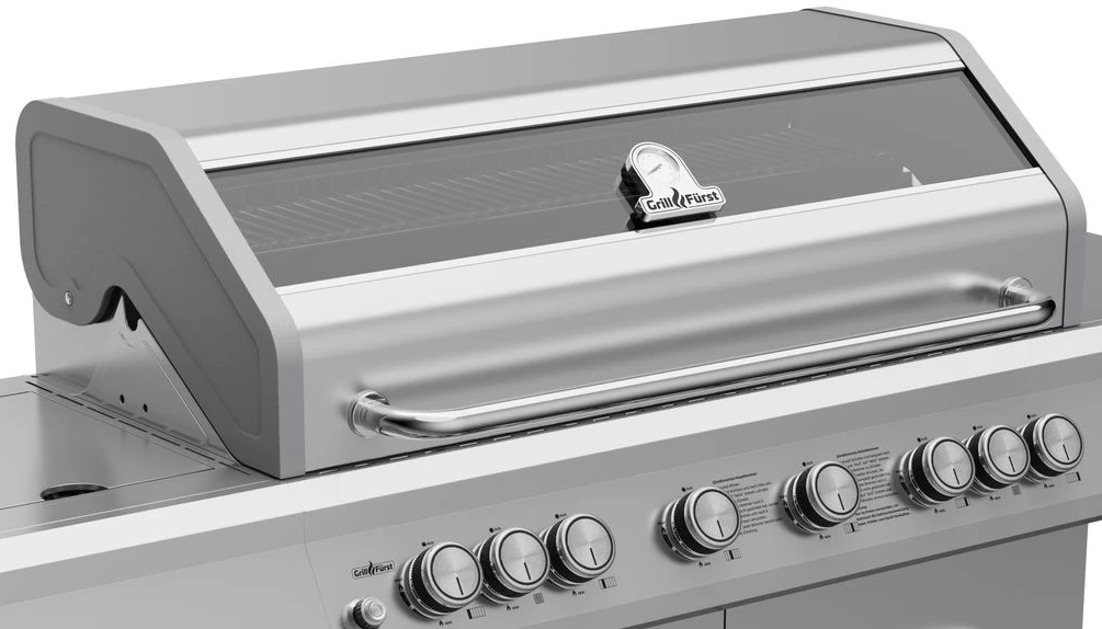 Grillfürst G621E 6-Brenner Edelstahl-Gasgrill Mit Hochtemperaturbrenner, Heckbrenner Und Edelstahl Rosten - X-DEAL Inkl. Zubehörpaket – Bild 3