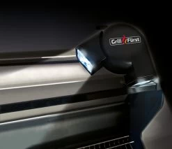 Grillfürst Universal LED Grilllampe / Grilllicht / Grifflicht - Mit 2 Schwenkbaren Leuchtköpfen