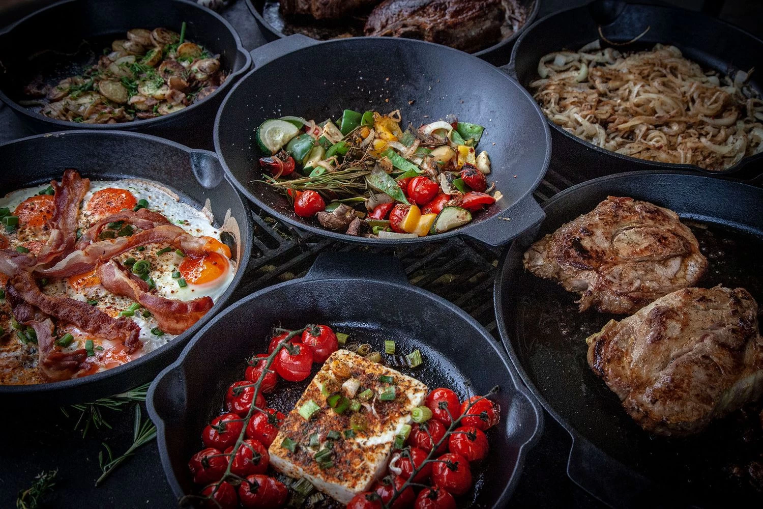 Grillfürst Gusseisenpfanne Mit Stielgriff Ø 35 Cm – Bild 4