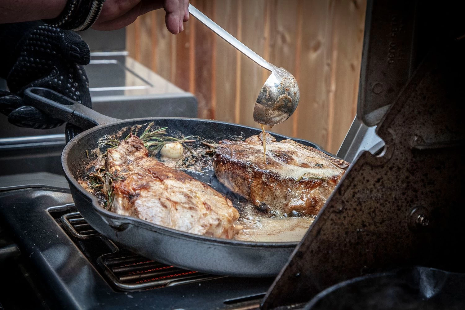 Grillfürst Gusseisenpfanne Mit Stielgriff Ø 35 Cm – Bild 2