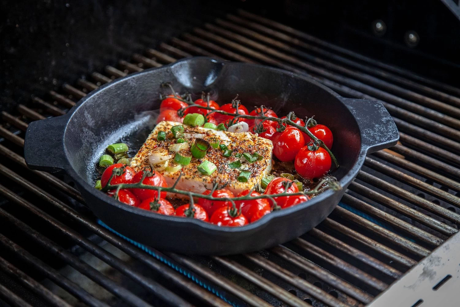 Grillfürst Gusseisenpfanne Mit 2 Griffen Ø 25 Cm