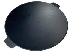 Grillfürst Gusseisen Wok XL Mit 2 Griffen Ø 38 Cm - X-Deal Inkl. Pflegepaste, Ringreiniger Und Kochlöffel