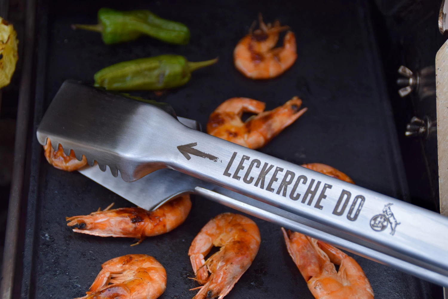 Grillfürst Premium Edelstahl Grillzange Mit Spatelkopf - FC Köln Edition – Bild 3