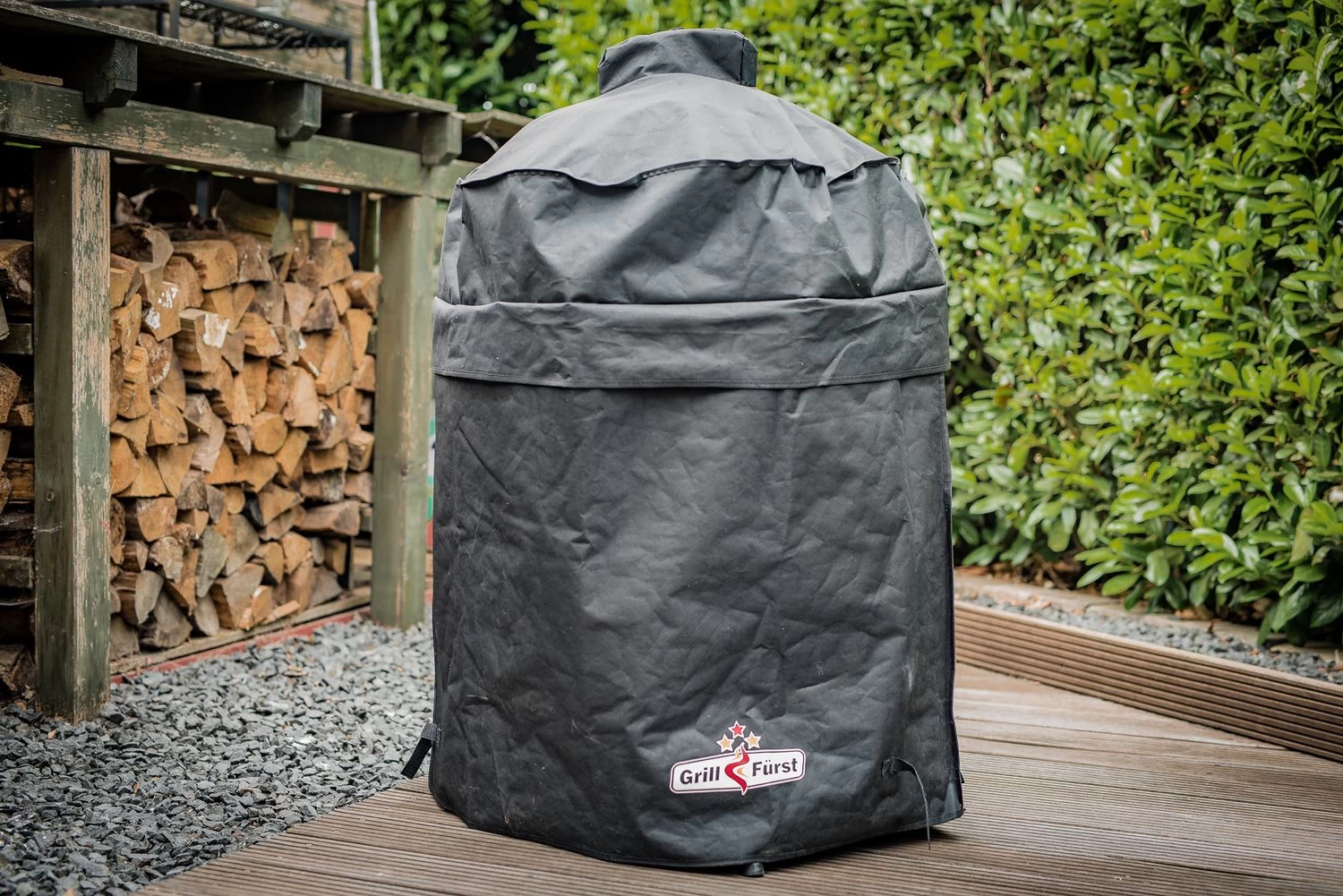 Grillfürst Abdeckhaube / Schutzhülle Kugelgrill 57cm Passend Für Weber Master Touch, Weber Original, Napoleon, Outdoorchef – Bild 3