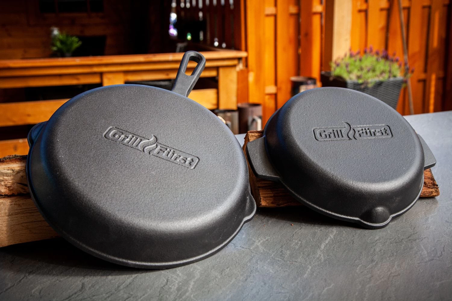 Grillfürst Gusseisenpfanne Mit 2 Griffen Ø 35 Cm – Bild 6