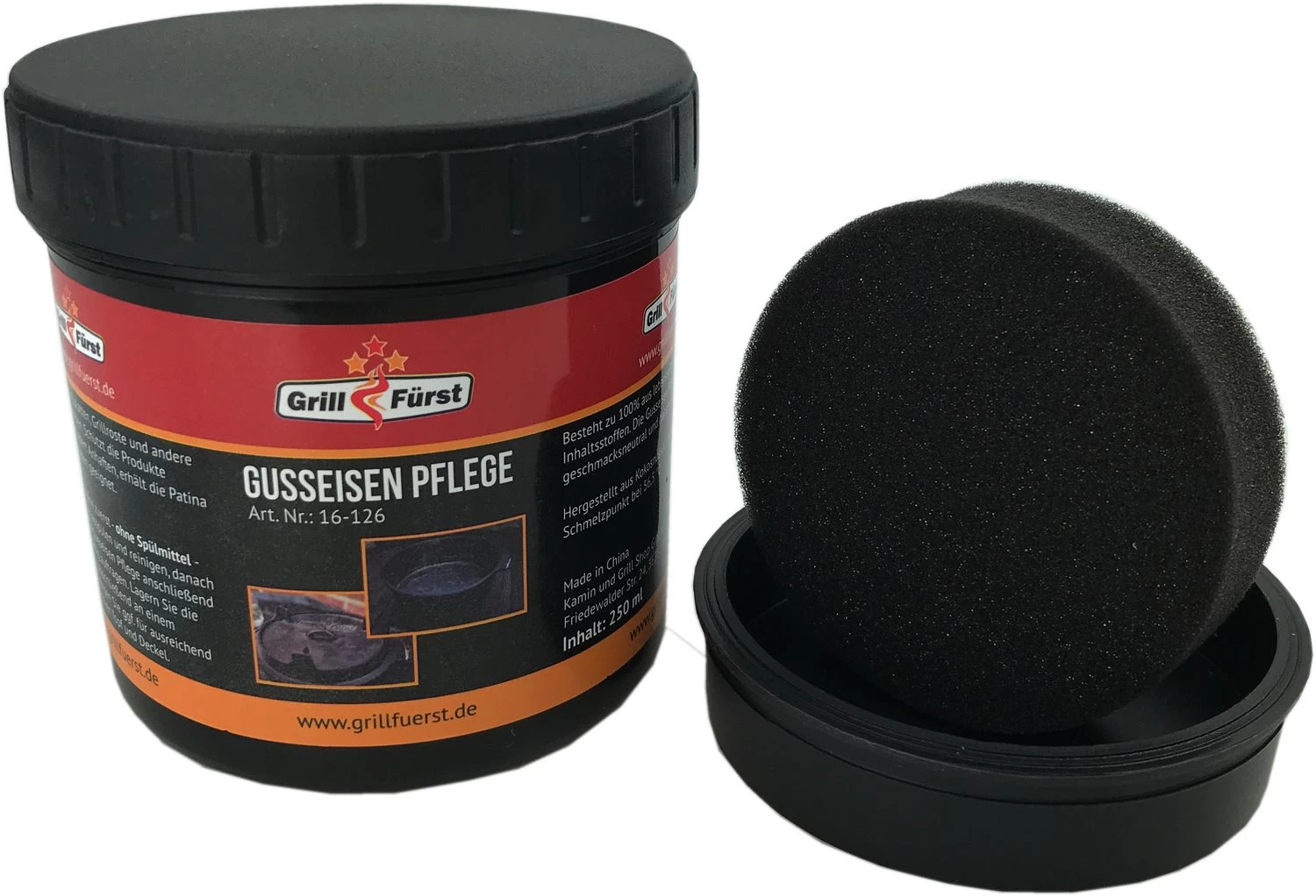 Grillfürst Dutch Oven Set / Gusseisen Pflegeset – Bild 6