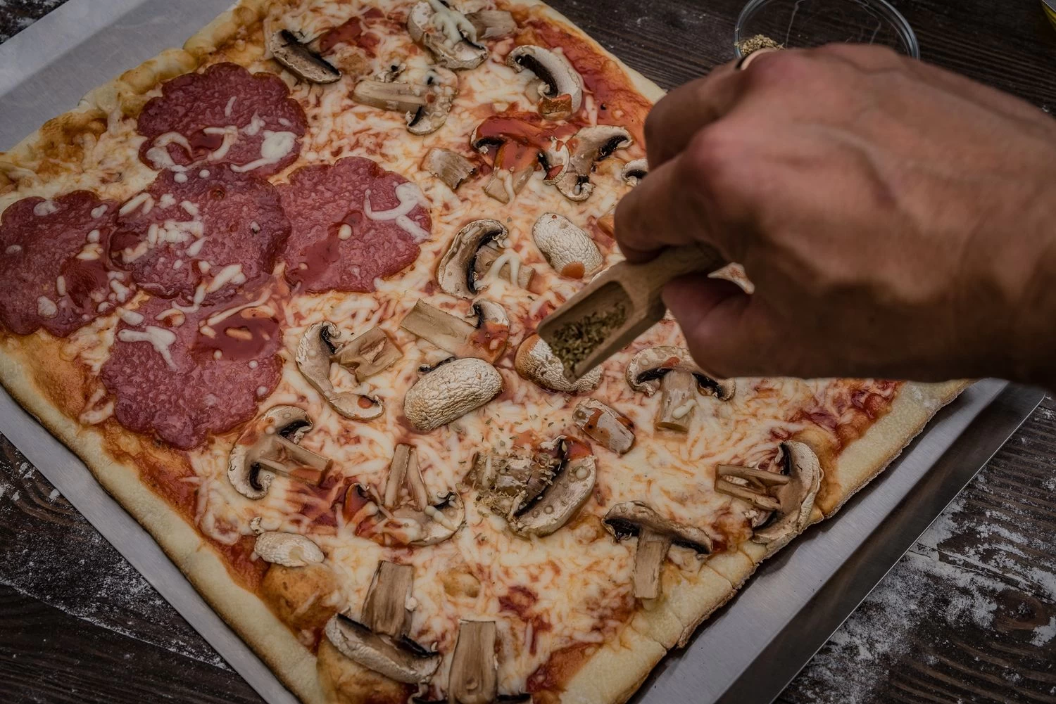 Grillfürst Pizzablech Edelstahl, Eckig, 40 Cm X 30 Cm – Bild 5