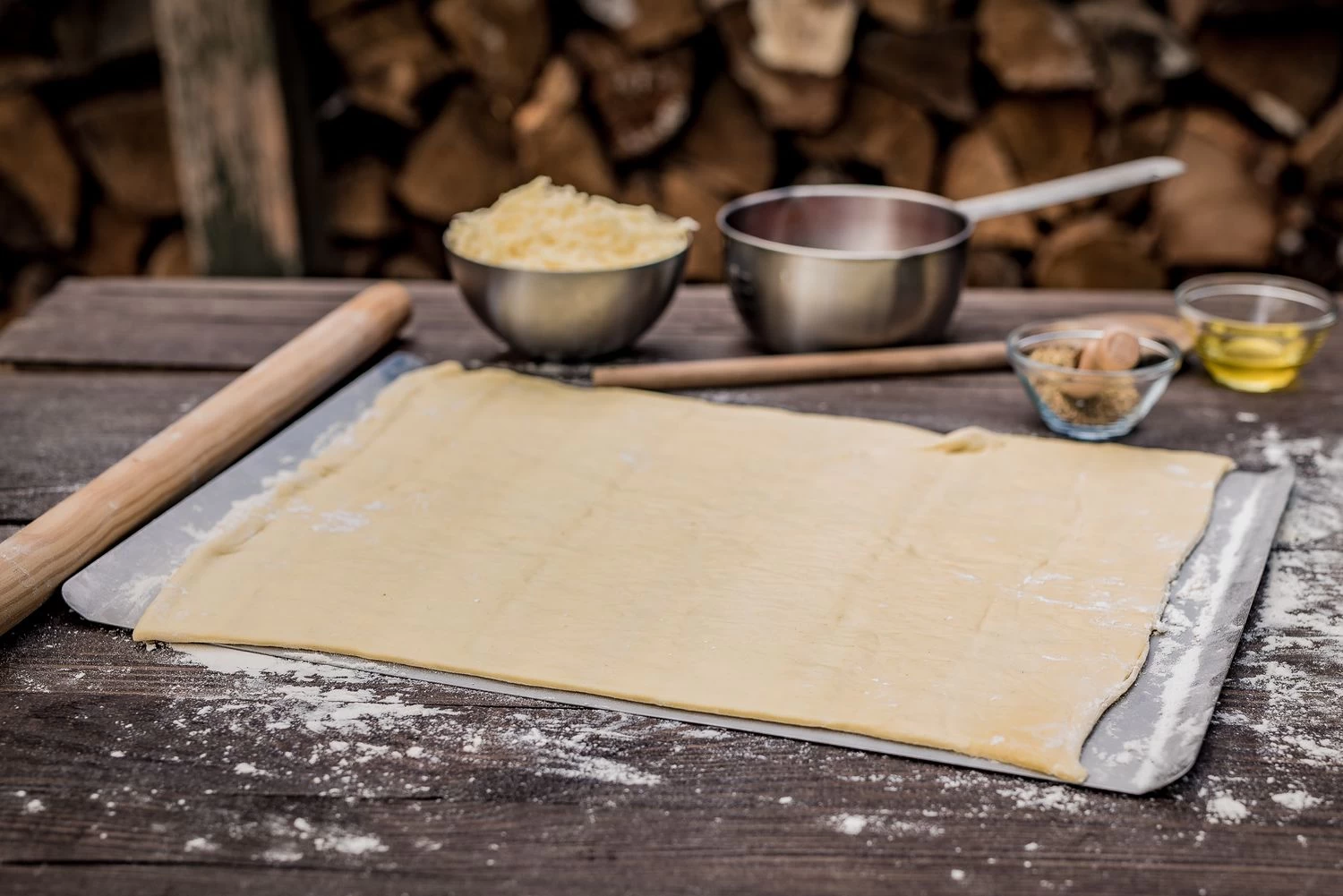 Grillfürst Pizzablech Edelstahl, Eckig, 40 Cm X 30 Cm – Bild 3