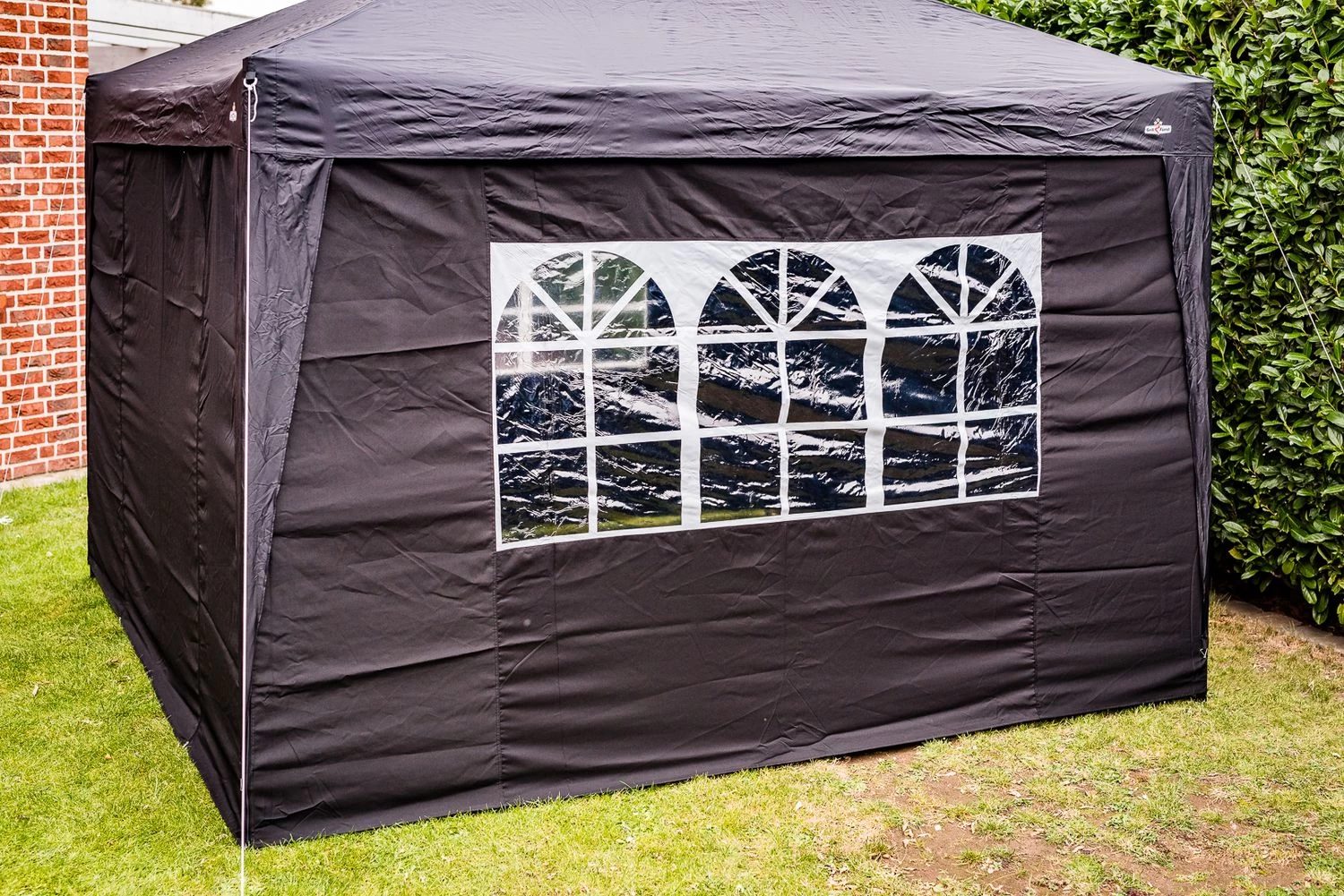 Grillfürst Seitenwände Für 3x3m Grillpavillon / Gartenpavillon / Grillzelt 4er Set - Neue Version 2.0 – Bild 3