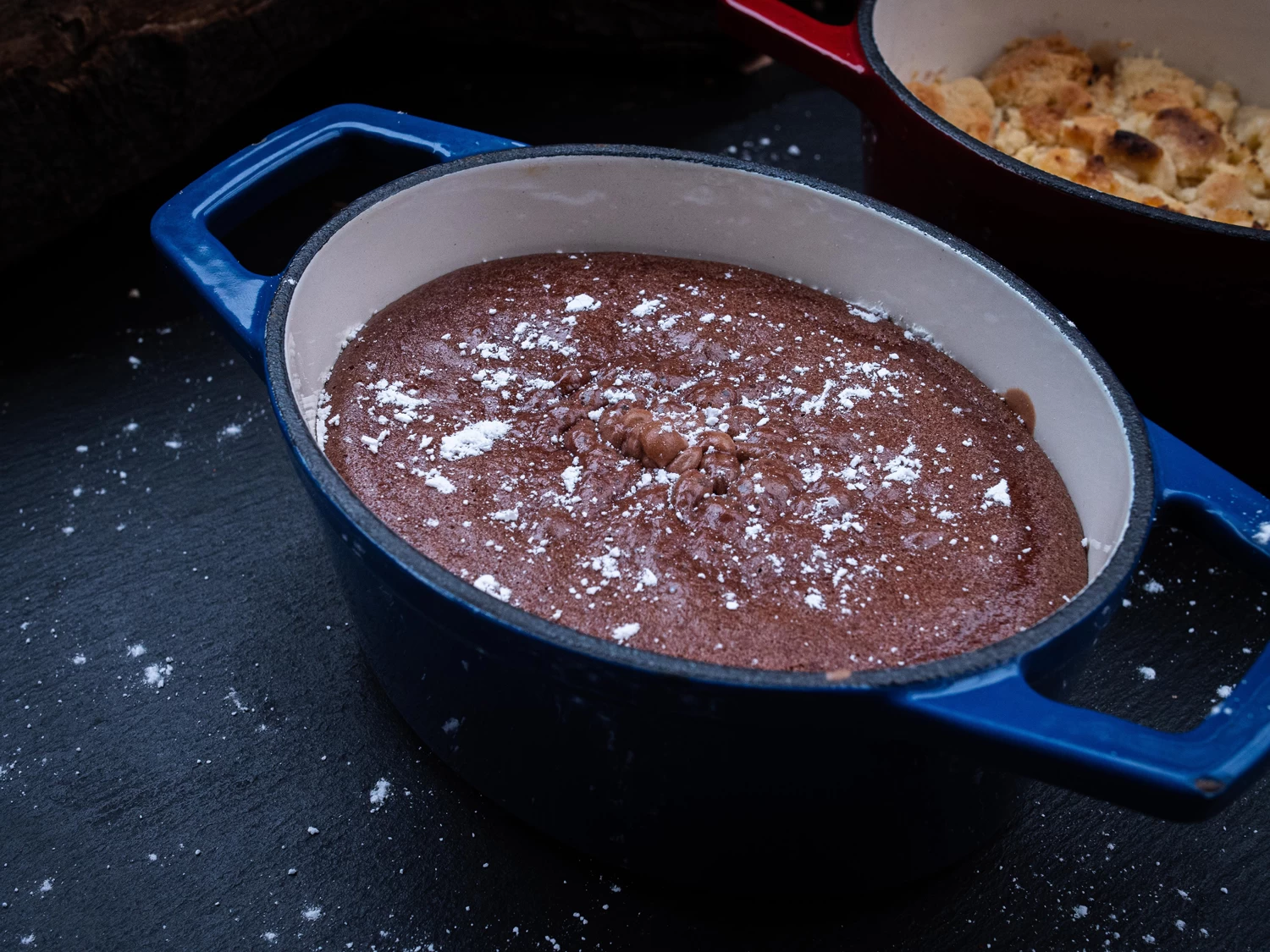 Grillfürst Dutch Oven Sternentöpfchen / Gusseisen Bräter - Emailliert - S - Blau – Bild 3