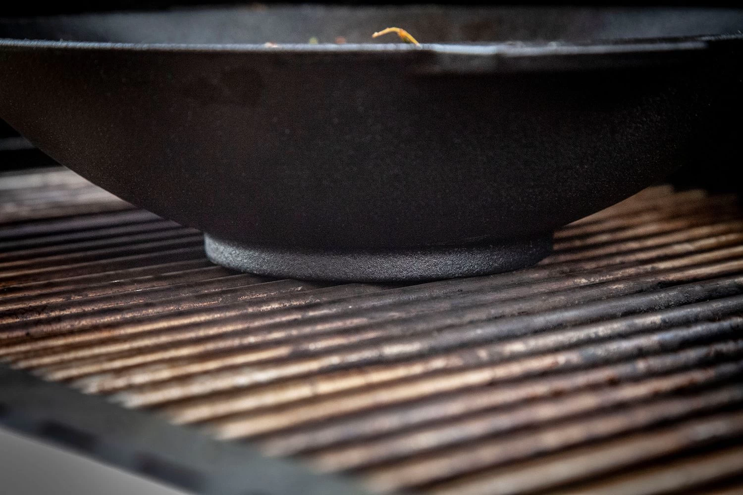 Grillfürst Gusseisen Wok Mit 2 Griffen Ø 30 Cm – Bild 3