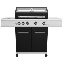 Grillfürst G410E 4-Brenner Gasgrill - 1. FC Köln Edition - Edelstahlroste