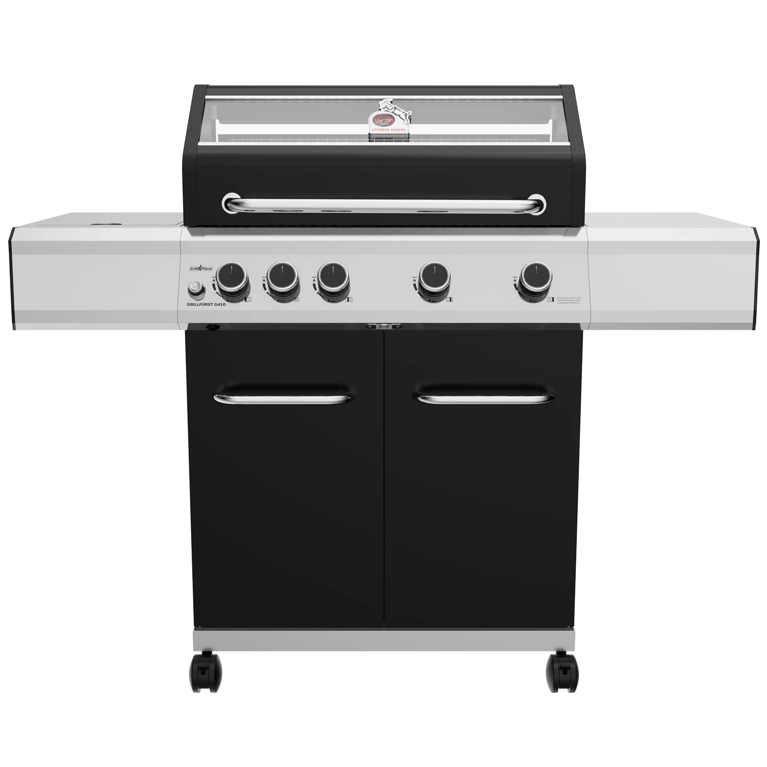 Grillfürst G410G 4-Brenner Gasgrill - 1. FC Köln Edition - Gusseisenroste