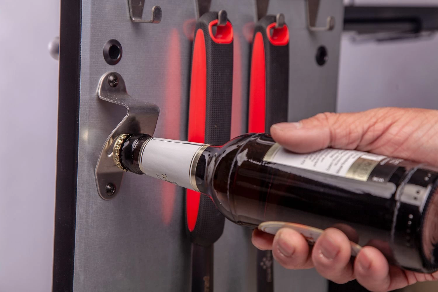 Grillfürst G510G 5-Brenner Gasgrill - 1. FC Köln Edition - Gusseisenroste – Bild 5