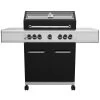 Grillfürst G520G 5-Brenner Gasgrill - 1. FC Köln Edition - Gusseisenroste
