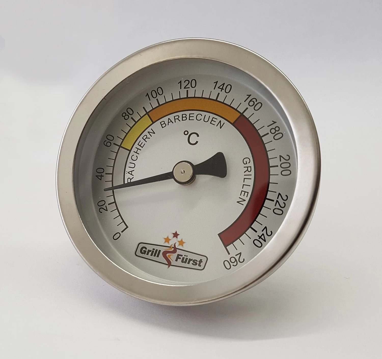 Deckelthermometer Grillfürst - Grill Thermometer Therm260 (Therm 260) – Bild 2