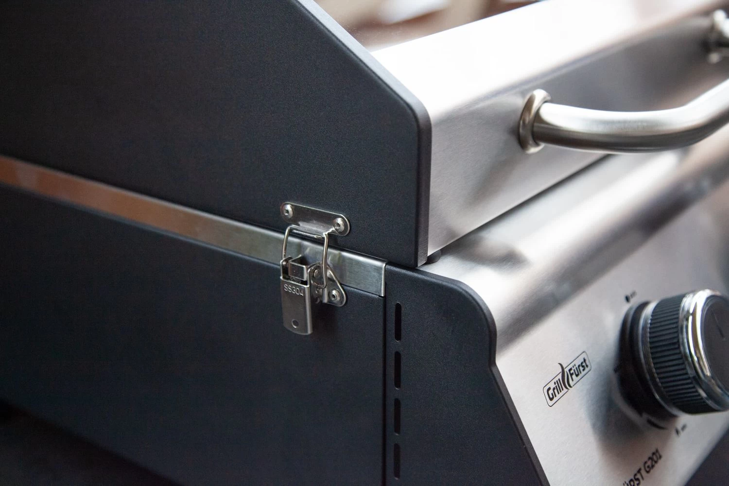 Grillfürst G201E 2-Brenner Gasgrill Portabel V2 - Campinggrill / Balkongrill 50mbar - Inkl. Untergestell – Bild 10