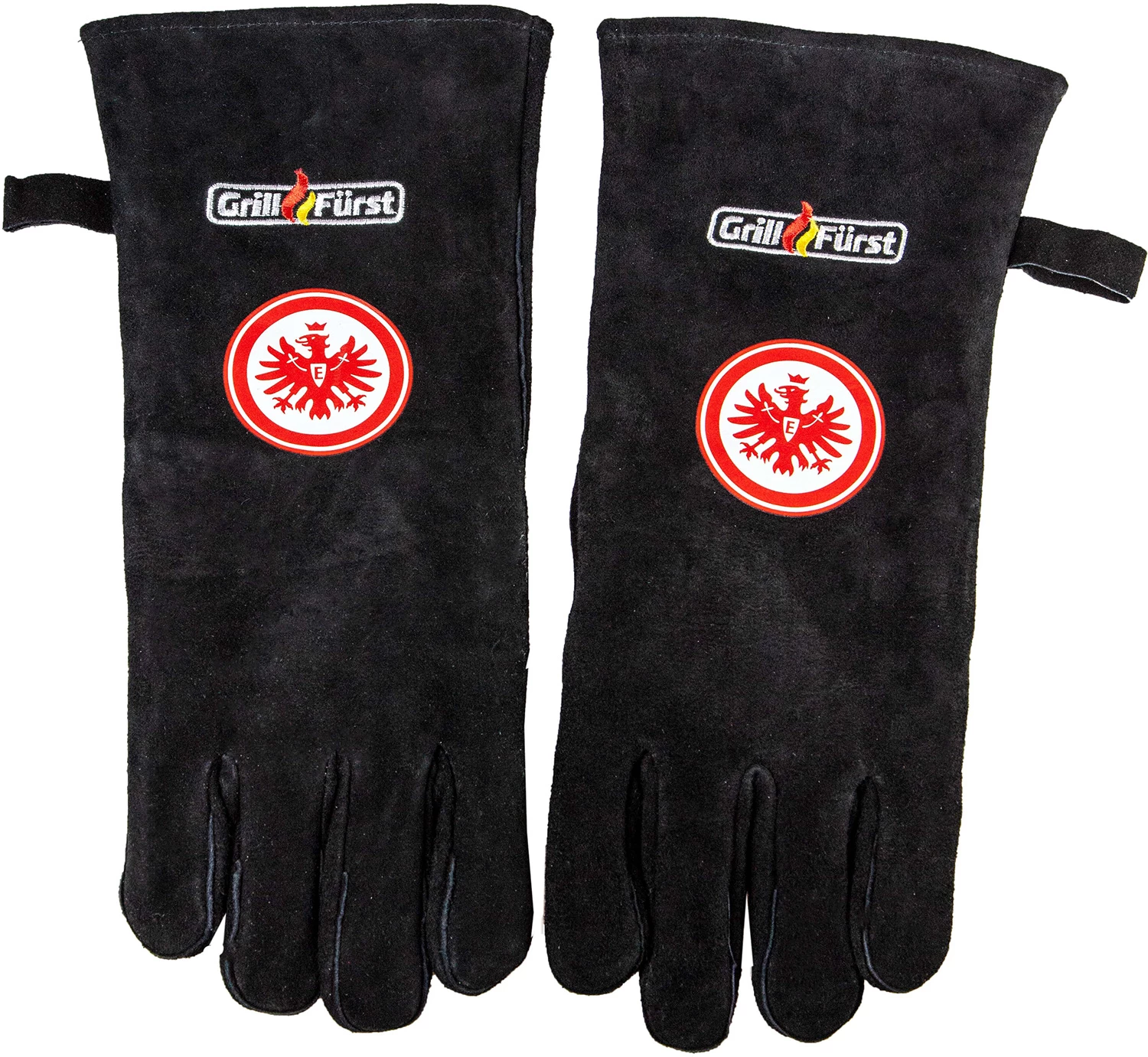 Grillfürst Grillhandschuhe Leder - Eintracht Frankfurt Edition (Paar) – Bild 2