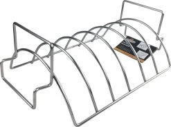 Grillfürst 2in1 Rippchenhalter Und Bratenkorb Edelstahl