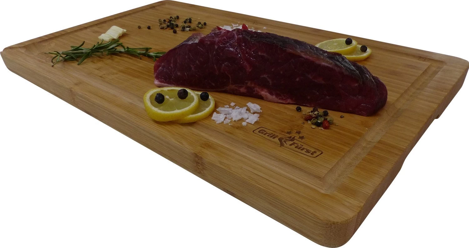 Grillfürst Bambus Schneidebrett Groß 50 X 30 Cm Bambus – Bild 7