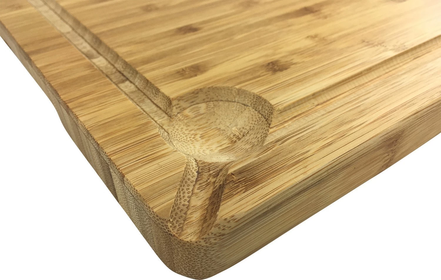 Grillfürst Bambus Schneidebrett Groß 50 X 30 Cm Bambus – Bild 3